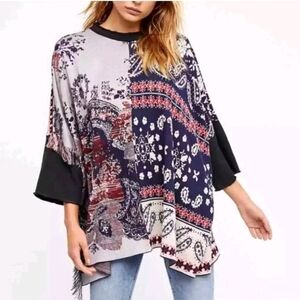 FREE PEOPLE Pieced With Paisley Tunic size M/L